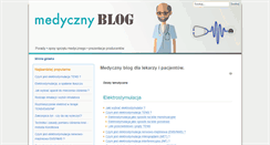 Desktop Screenshot of medyczny-blog.pl