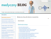 Tablet Screenshot of medyczny-blog.pl